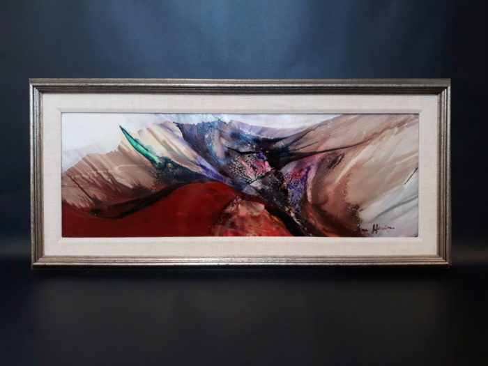 Nora Mendoza -Framed abstract.